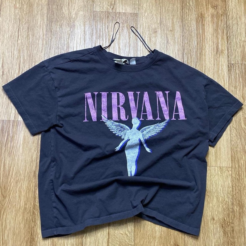 Black Nirvana Graphic T-Shirt